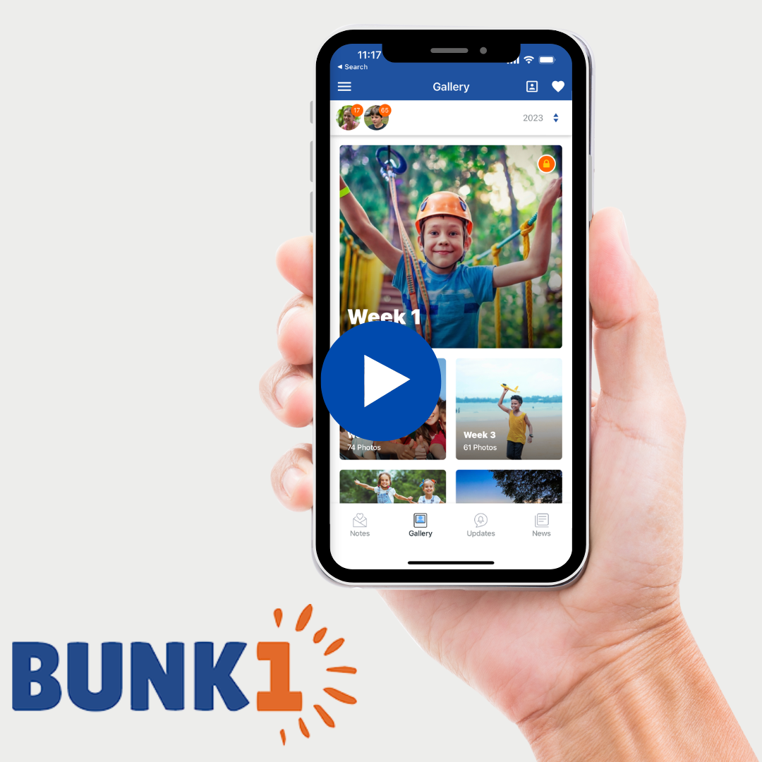Bunk1 logo and iphone screen